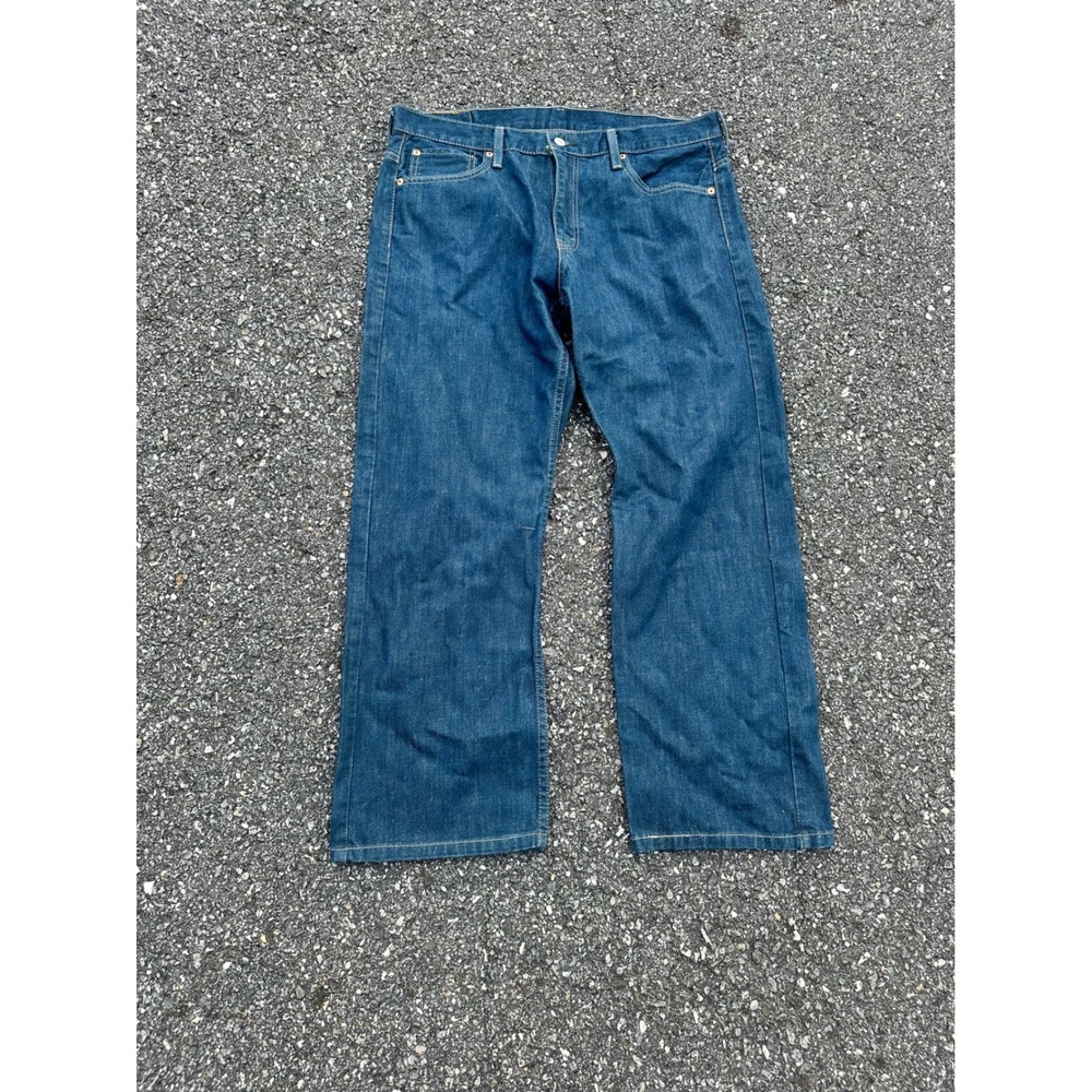Levis 569 Loose Straight Leg Jeans Mens 34x30 Blue Denim 100% Cotton Relaxed Fit
